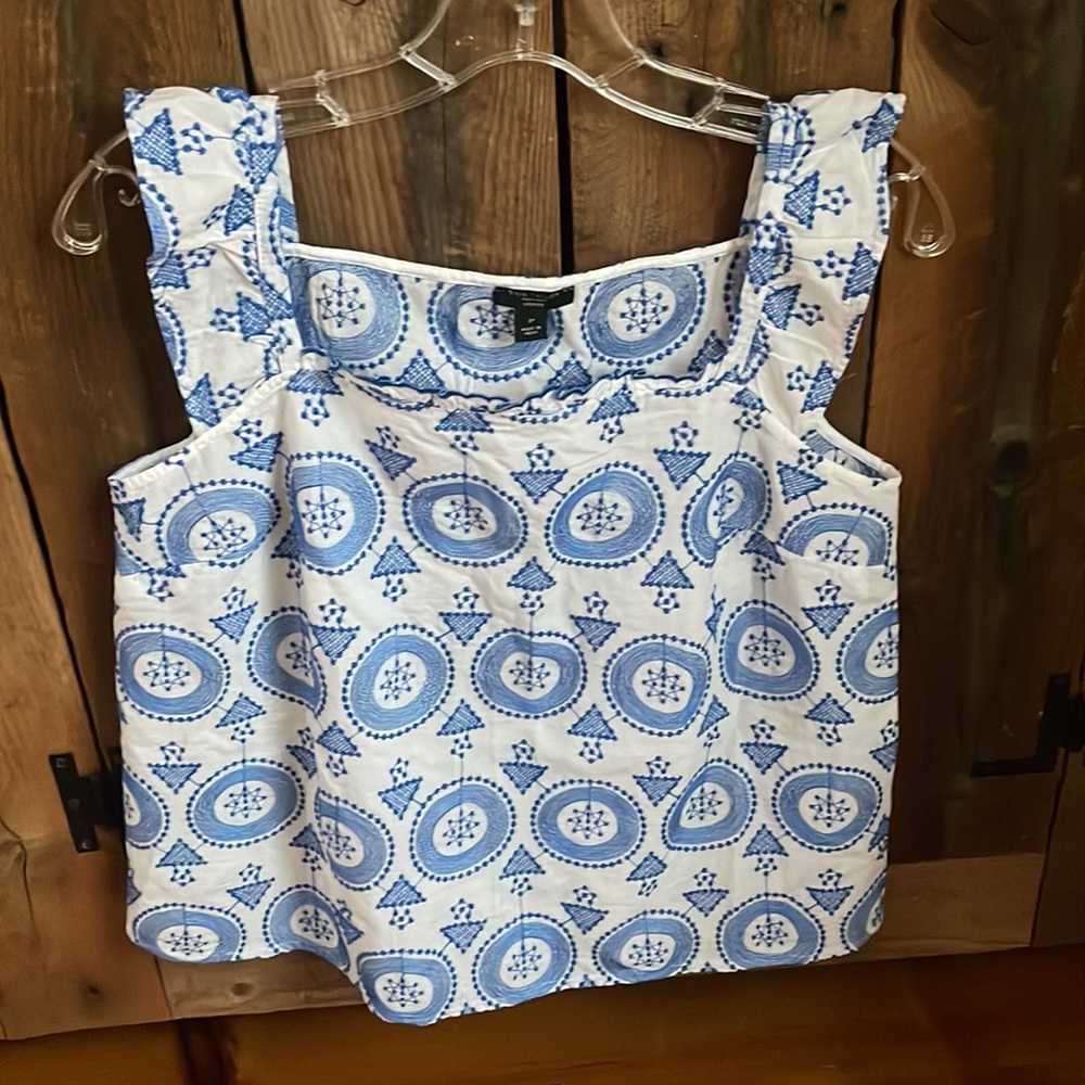 Ann Taylor Factory embroidered summer top